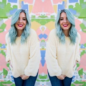 Sweaters - Pastel Yellow Soft Pullover Sweater Sweaters - Pastel Yellow Soft Pullover Sweater